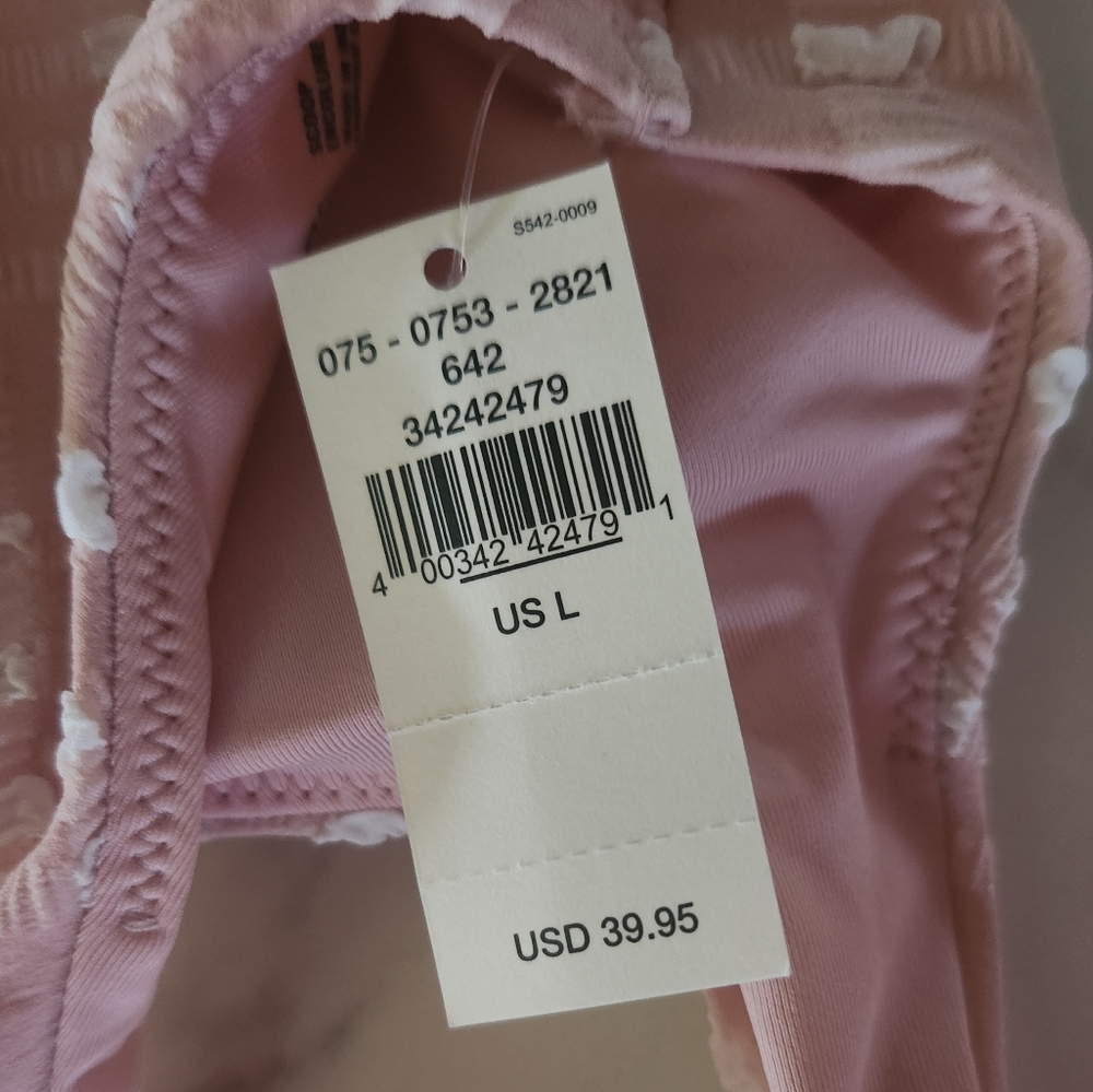 🆕️AERIE NWT Pink Large Bikini Top - Picture 5 of 12